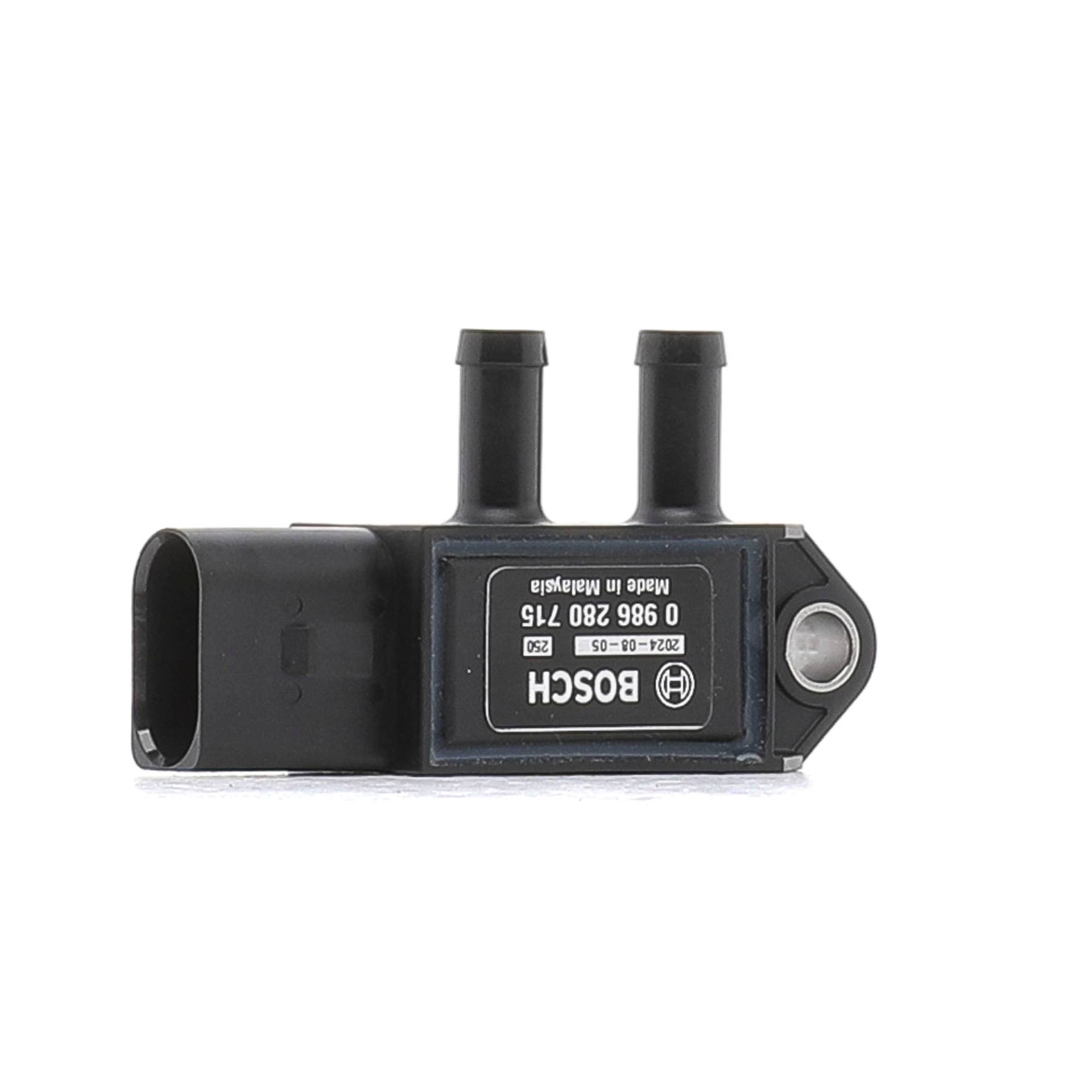 BOSCH Sensor, Abgasdruck VW,AUDI,SKODA 0 986 280 715 03L906051D,03L906051B von Bosch