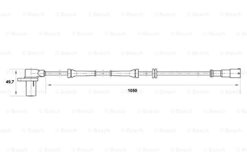 Bosch 0 265 006 414 Sensor, Raddrehzahl von Bosch