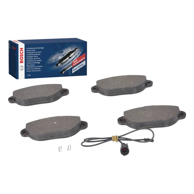 Bosch BP190 Bremsbeläge - Vorderachse - ECE-R90 Zertifizierung - vier Bremsbeläge pro Set von Bosch