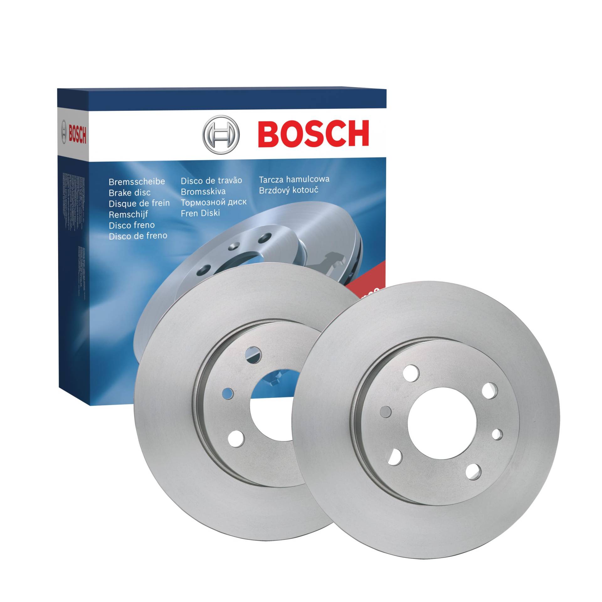 Bosch BD282 Bremsscheiben - Vorderachse - ECE-R90 Zertifizierung - zwei Bremsscheiben pro Set von Bosch