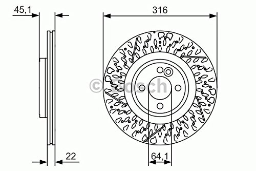 Bosch 0 986 479 583 Bremsscheibe von Bosch