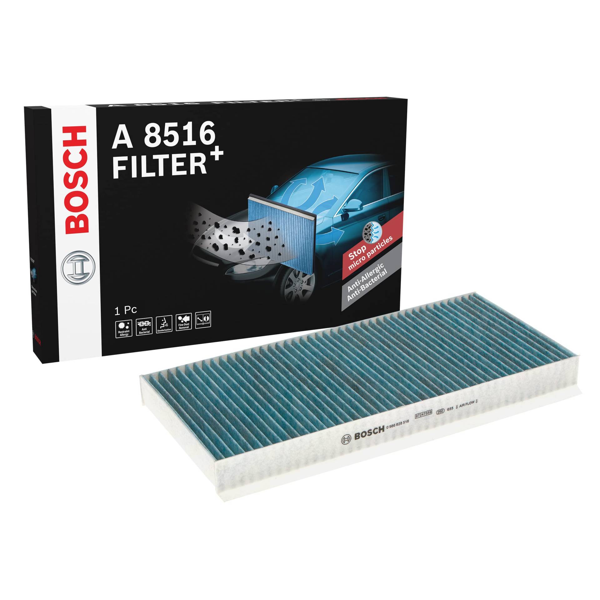 Bosch Automotive A8516 - Innenraumfilter Filter+ von Bosch Automotive