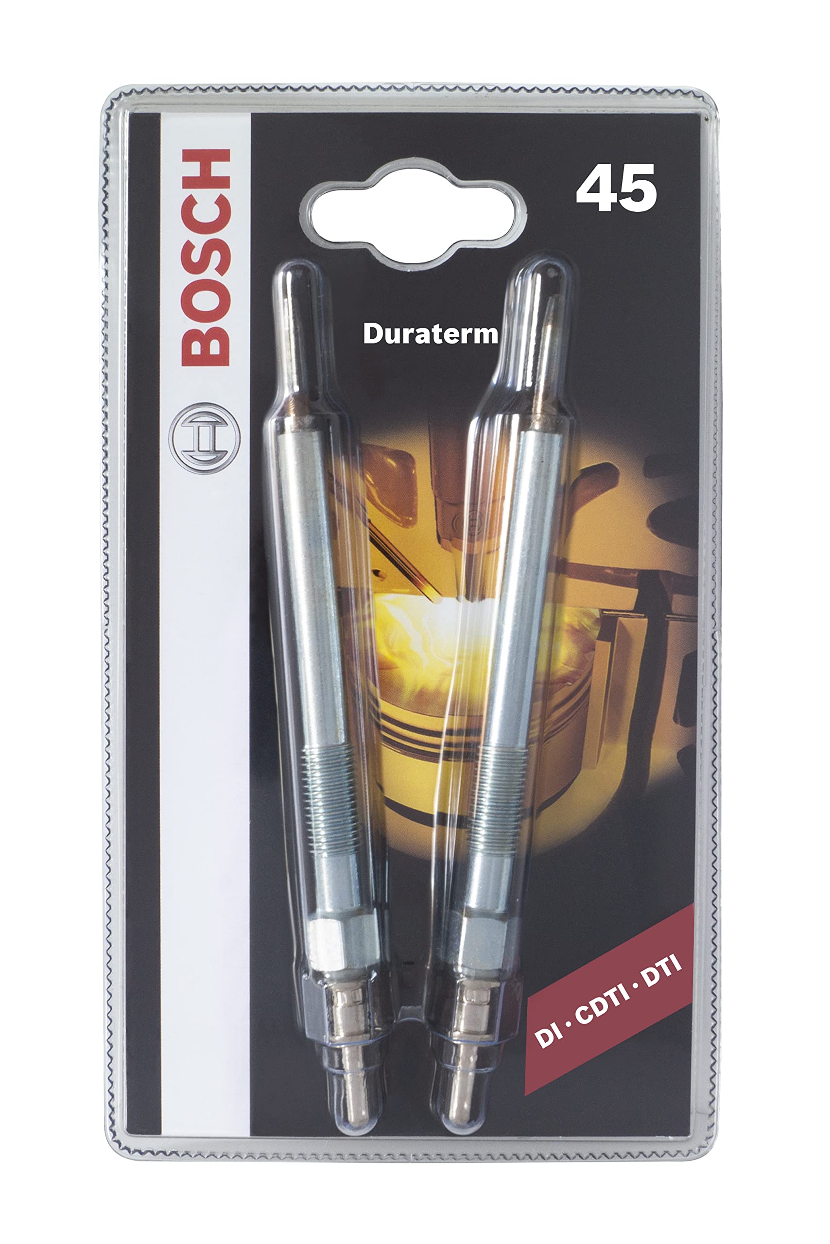 Bosch 0250202937 - Glühkerze Duraterm - Blister – 2er Set - für dieselbetriebene Fahrzeuge von Bosch