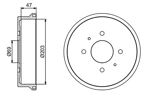 Bosch 0986477235 Trommel Bremssattel von Bosch