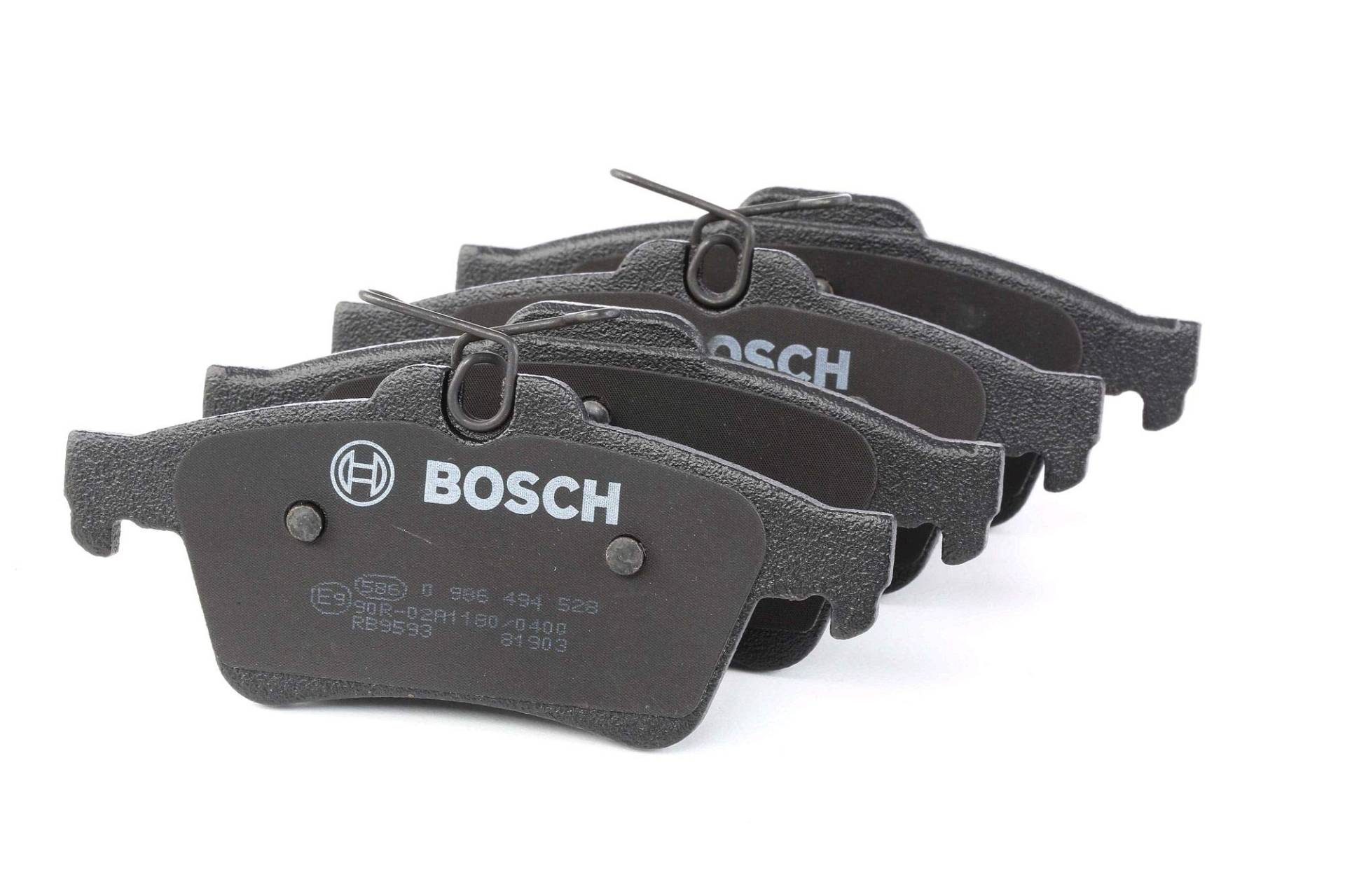 Bosch BP1449 Bremsbeläge - Hinterachse - ECE-R90 Zertifizierung - vier Bremsbeläge pro Set von Bosch