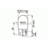 Bosch 1 987 302 251 Glühlampe, Blinkleuchte von Bosch