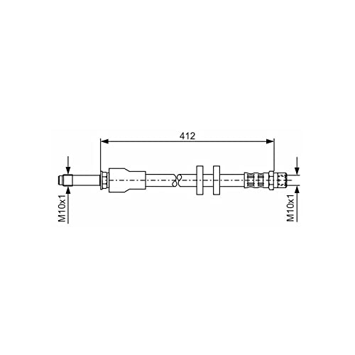 Bosch 1 987 481 021 Bremsschlauch von Bosch