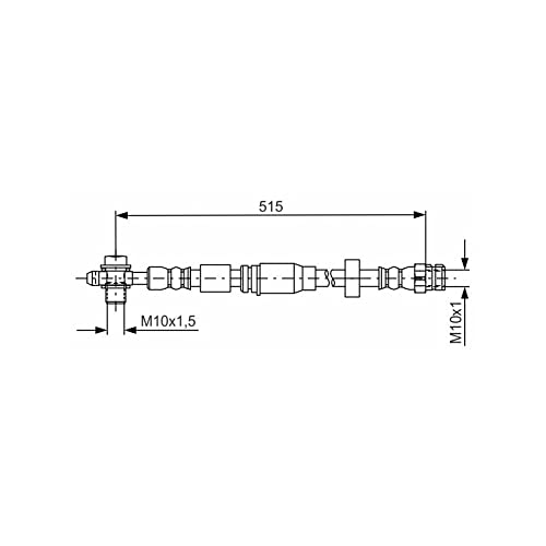 Bosch 1 987 481 673 Bremsleitung Schlauch von Bosch