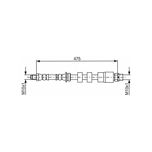 Bosch 1 987 481 678 Bremsleitung Schlauch von Bosch