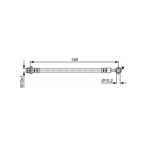 Bosch 1 987 481 713 Bremsleitung Schlauch von Bosch