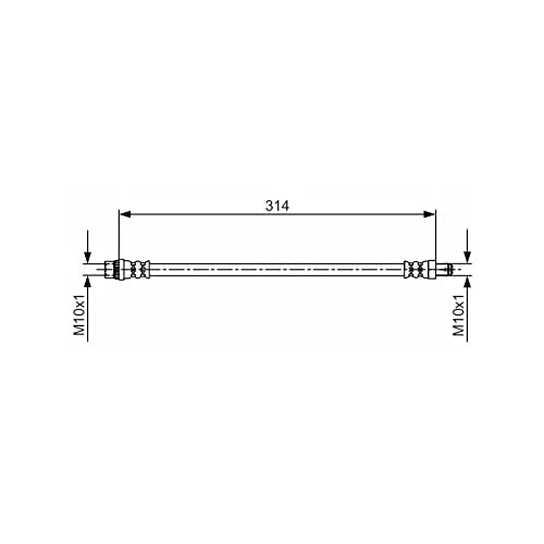 Bosch 1 987 481 718 Bremsleitung Schlauch von Bosch