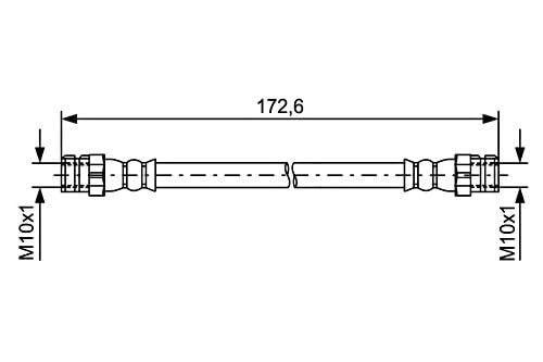 Bosch 1 987 481 737 Bremsleitung Schlauch von Bosch