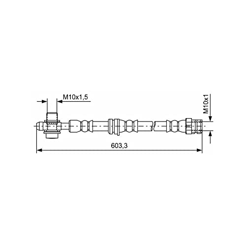 Bosch 1 987 481 742 Bremsleitung Schlauch von Bosch