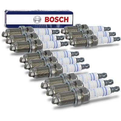 Bosch 12x Zündkerze FR7LDC+ [Hersteller-Nr. 0 242 235 668] für BMW von Bosch