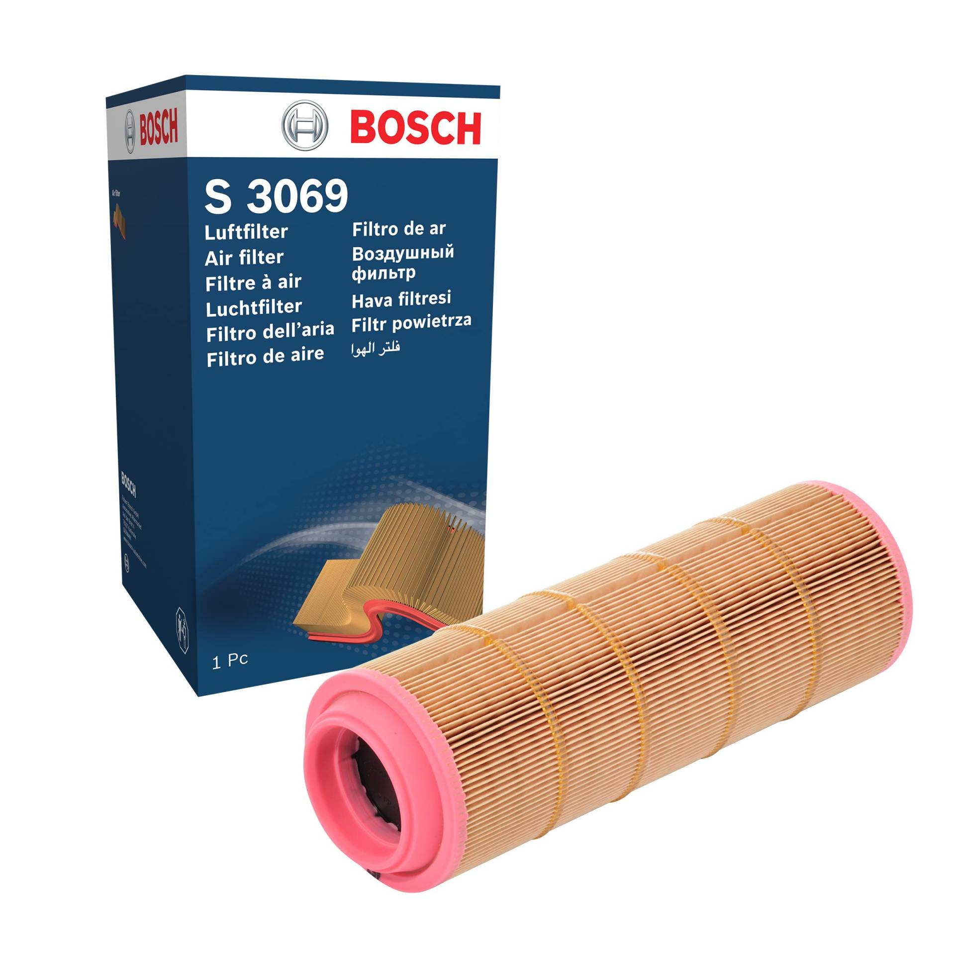 Bosch Automotive S3069 - Luftfilter Auto von Bosch