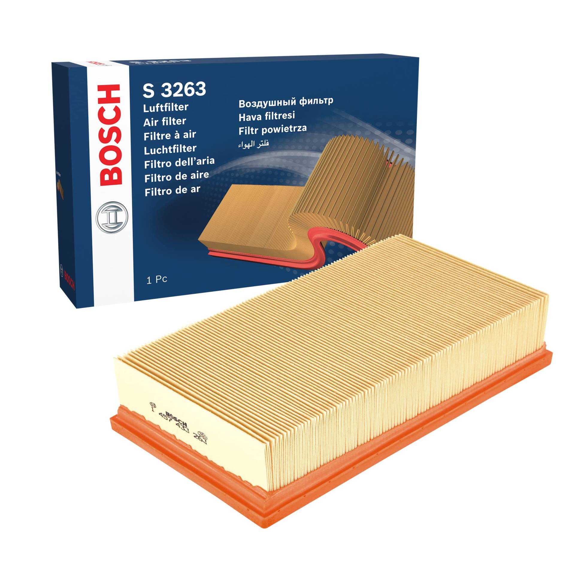 Bosch S3263 - Luftfilter Auto von Bosch Automotive