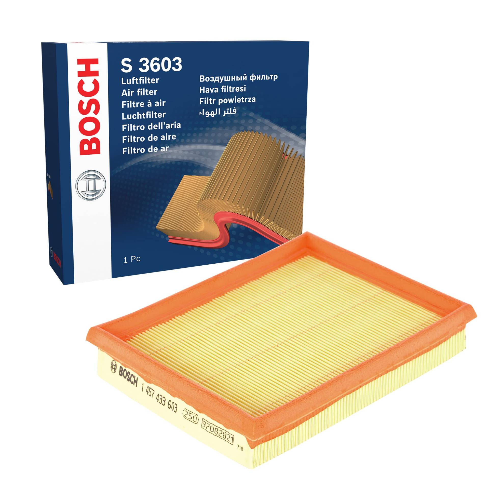 Bosch Automotive S3603 - Luftfilter Auto von Bosch