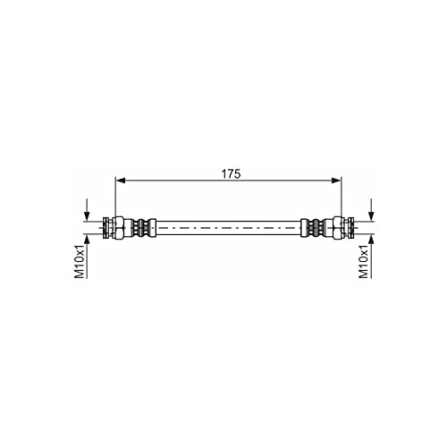 Bosch 1987476012 Bremsschlauch von Bosch