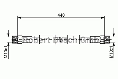 Bosch 1987476139 Bremsschlauch von Bosch