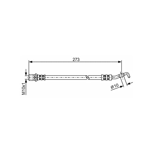 Bosch 1987476212 Bremsschlauch von Bosch