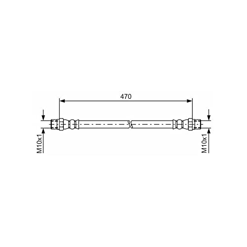 Bosch 1987476392 Bremsschlauch von Bosch