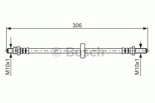 Bosch 1987476606 Bremsschlauch von Bosch