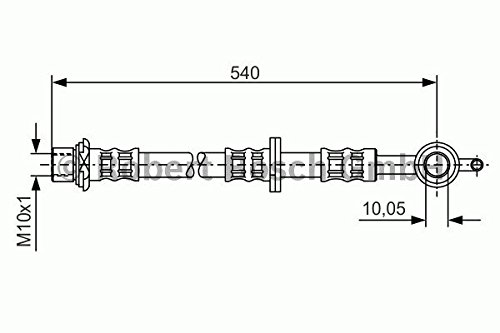 Bosch 1987476838 Bremsschlauch von Bosch