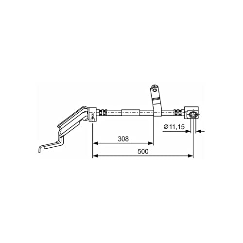 Bosch 1987476866 Bremsschlauch von Bosch