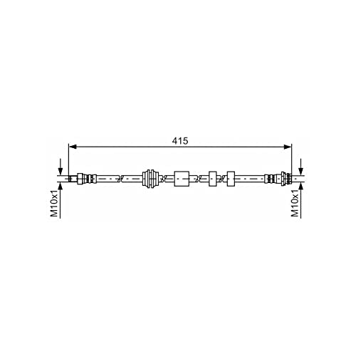 Bosch 1987481425 Bremsschlauch von Bosch