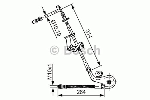 Bosch 1987481427 Bremsschlauch von Bosch