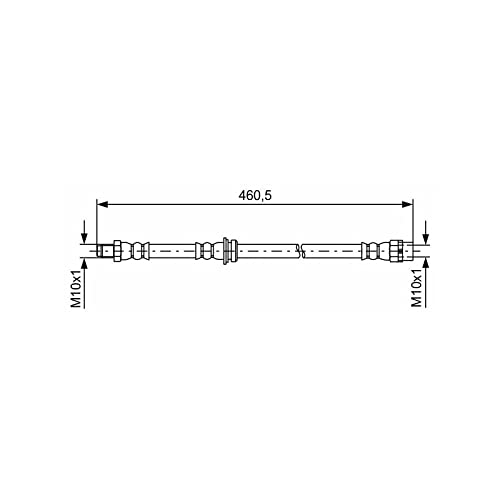 Bosch 1987481598 Schlauch Bremsscheibe von Bosch