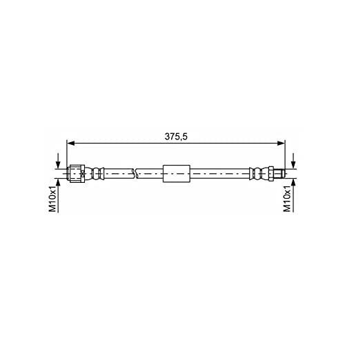 Bosch 1987481608 Schlauch Bremsscheibe von Bosch