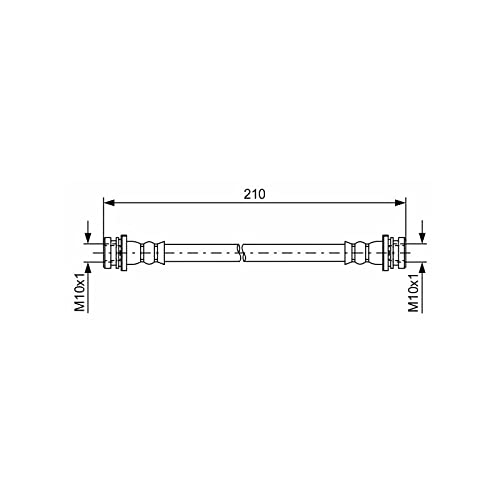 Bosch 1987481628 Schlauch Bremsscheibe von Bosch