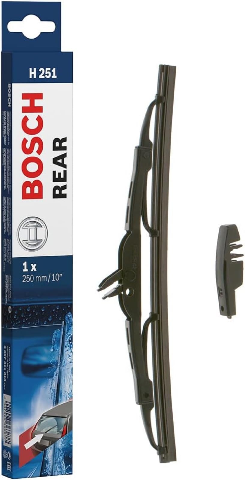 Bosch Scheibenwischer Rear H251, Länge: 250mm – Scheibenwischer für Heckscheibe von Bosch Automotive