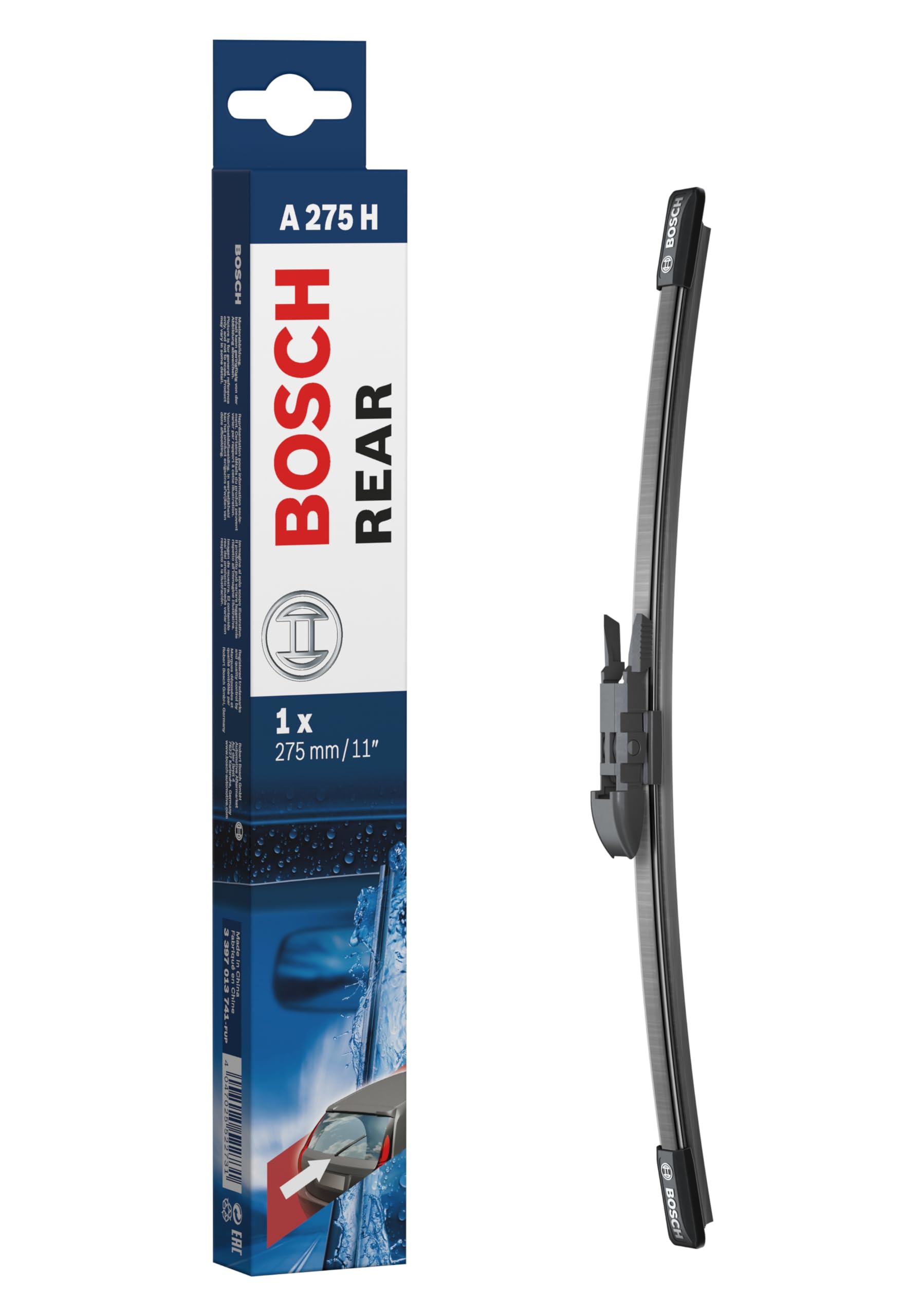 Bosch Scheibenwischer Rear A275H, Länge: 265mm – Scheibenwischer für Heckscheibe von Bosch Automotive