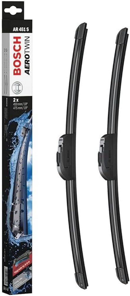 Bosch Scheibenwischer Super Plus Spoiler SP21/19S, Länge: 530mm/475mm − Set für Frontscheibe - Nur für Rechtslenker-Fahrzeuge (UK) von Bosch