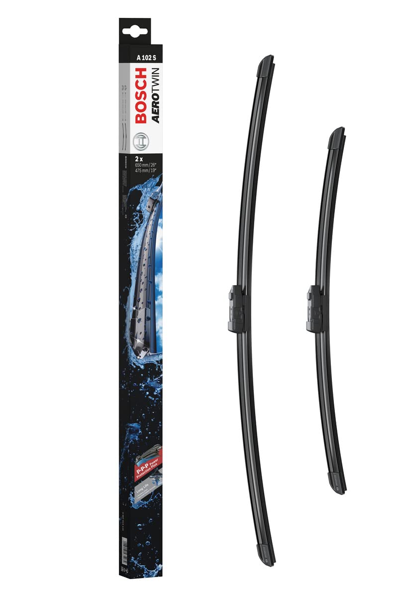 Bosch Scheibenwischer Aerotwin A102S, Länge: 650mm/475mm – Set für Frontscheibe von Bosch