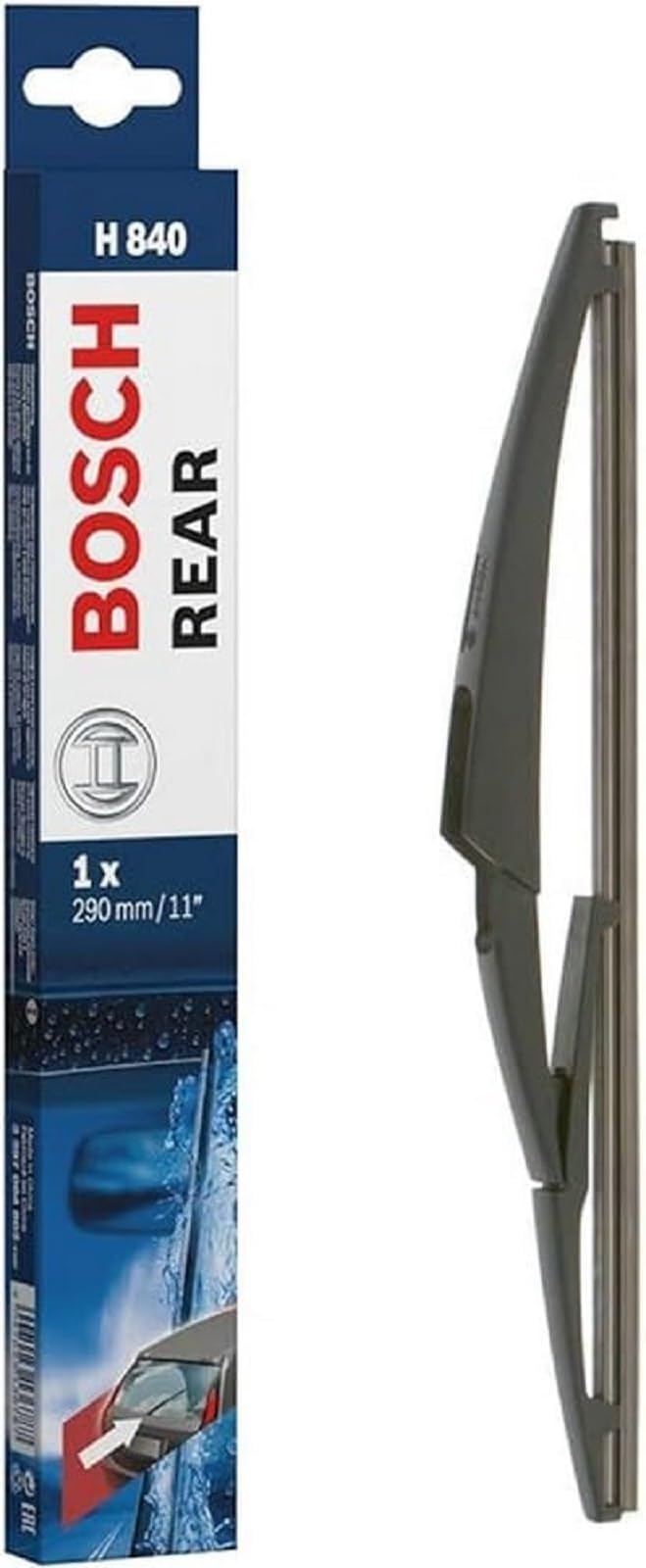 Bosch Scheibenwischer Rear H840, Länge: 290mm – Scheibenwischer für Heckscheibe von Bosch Automotive