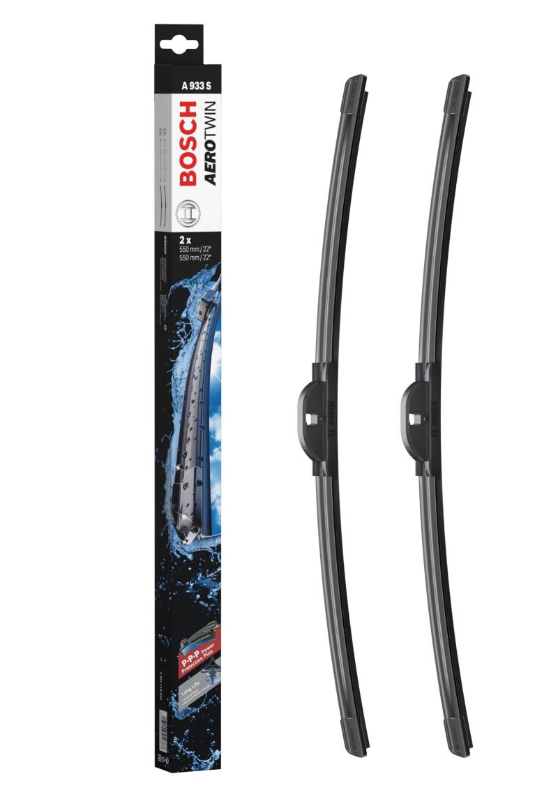 Bosch 3 397 118 933 Scheibenwischer Aerotwin A933S, Länge: 550mm/550mm – Set für Frontscheibe von Bosch