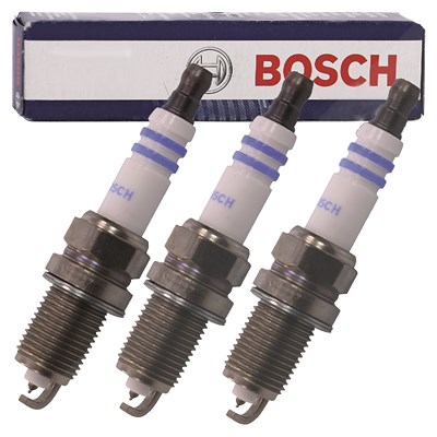 Bosch 3x Zündkerze IRIDIUM FR 6 LI 332 S für Audi, Dodge, Ford, Jeep, Seat, Skoda, VW von Bosch