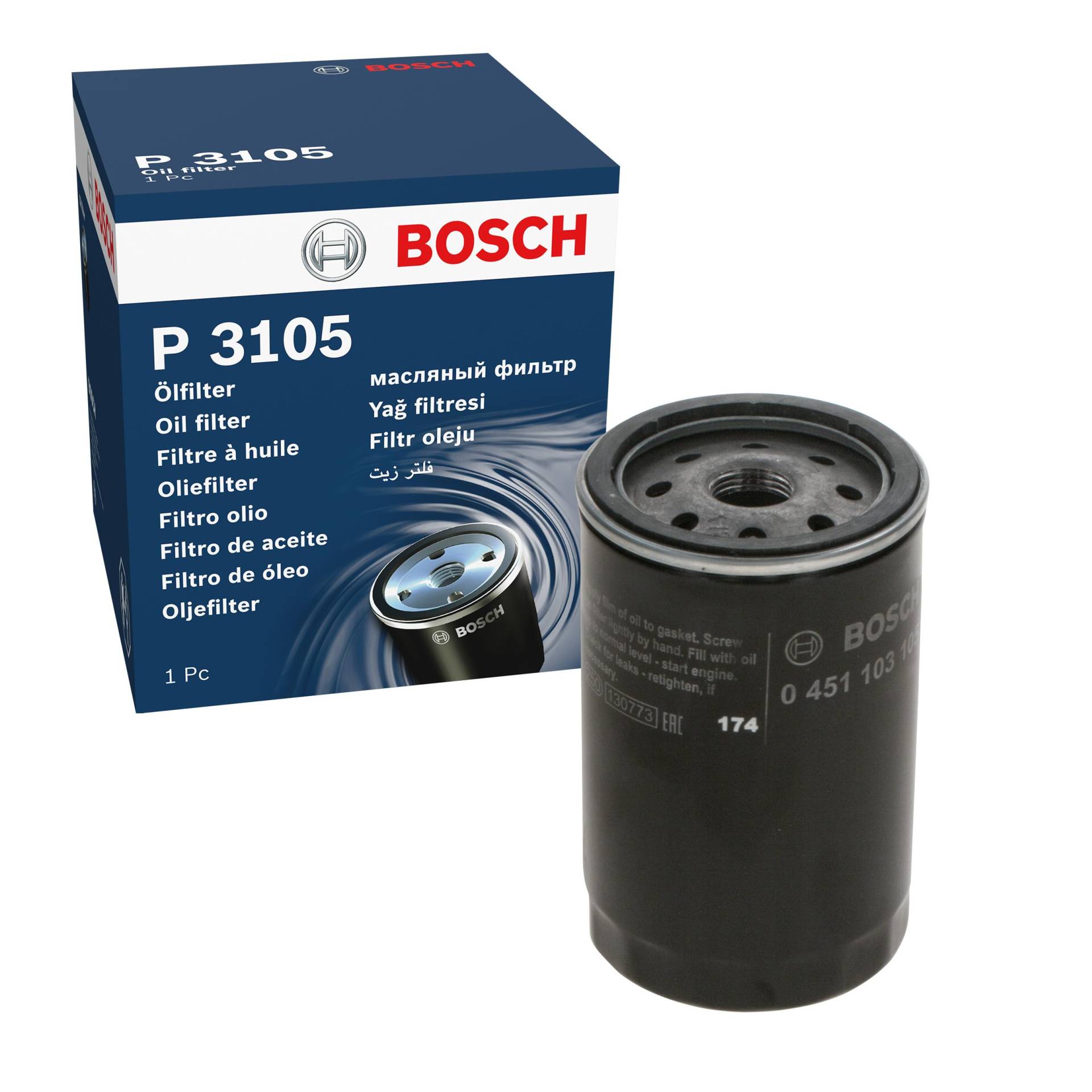 Bosch Automotive P3105 - Ölfilter Auto von Bosch