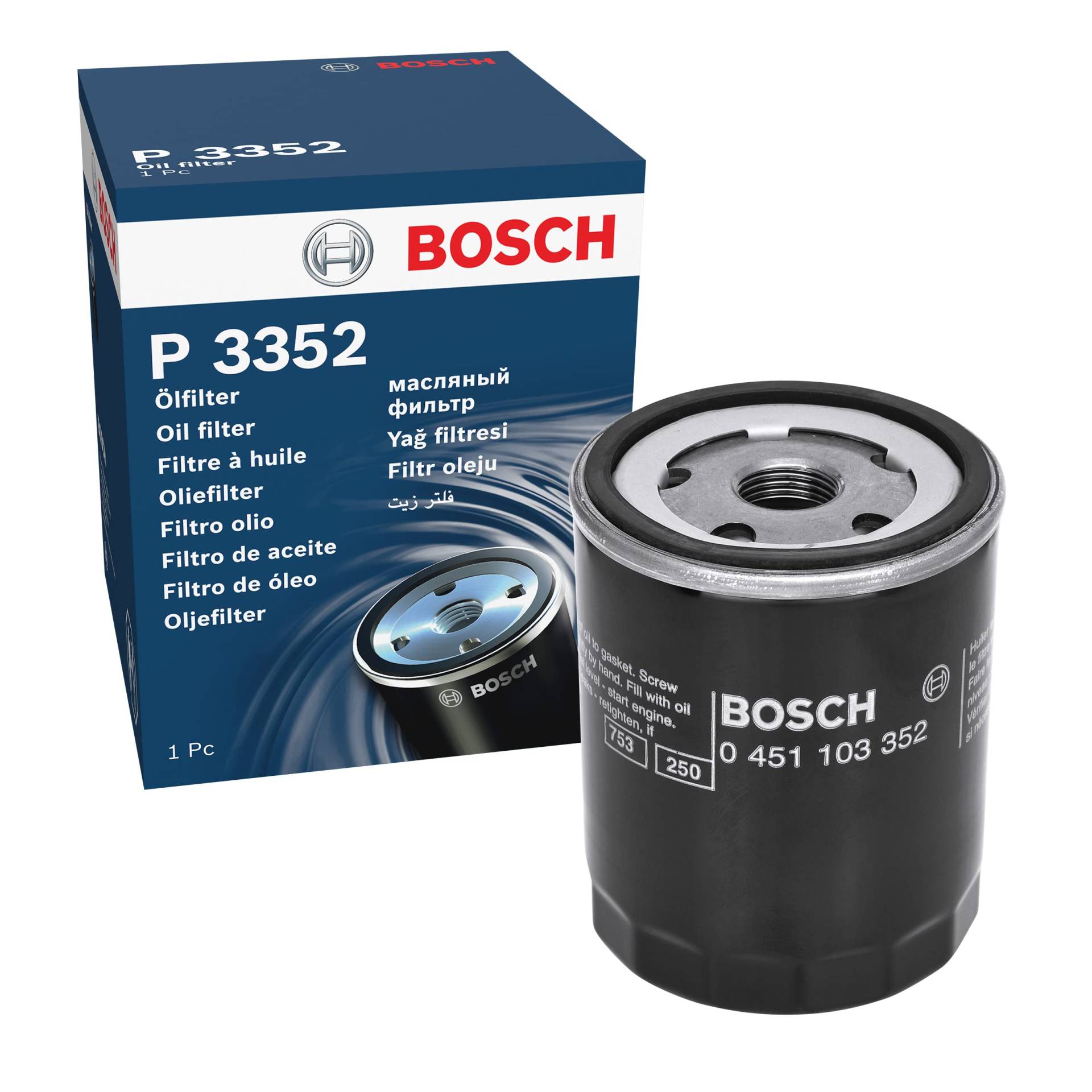 Bosch Automotive P3352 - Ölfilter Auto von Bosch Automotive