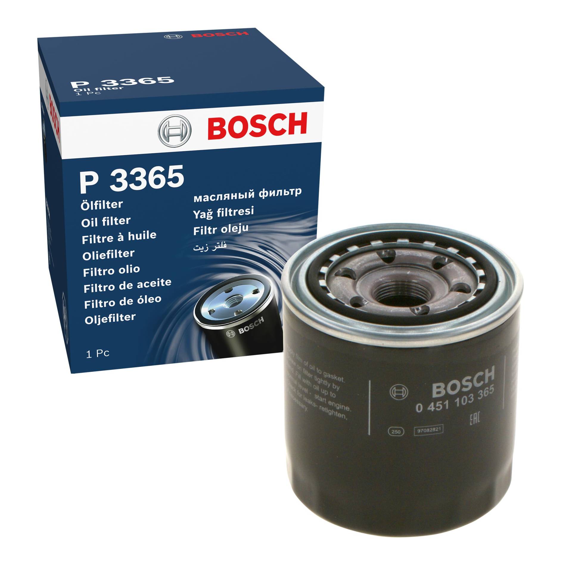 Bosch Automotive P3365 - Ölfilter Auto von Bosch Automotive