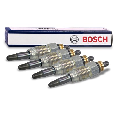 Bosch 4x Glühkerze Duraterm GLP002 [Hersteller-Nr. 0250201032] für Audi, Nissan, Seat, Skoda, Volvo, VW von Bosch