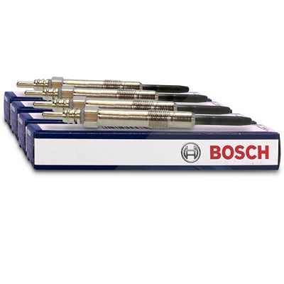 Bosch 4x Glühkerze Duraterm GLP066 für Fiat, Alfa Romeo, Opel, Saab, Suzuki von Bosch