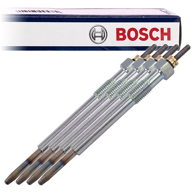 Bosch 4x Glühkerze Duraterm [Hersteller-Nr. 0250212011] für Hyundai, Kia von Bosch