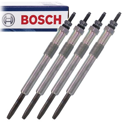 Bosch 4x Glühkerze GLP055 für Citroën, Ford, Peugeot, Suzuki, Volvo von Bosch