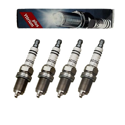 Bosch 4x Zündkerze Super plus [Hersteller-Nr. 0242236561] für Nissan, Toyota von Bosch