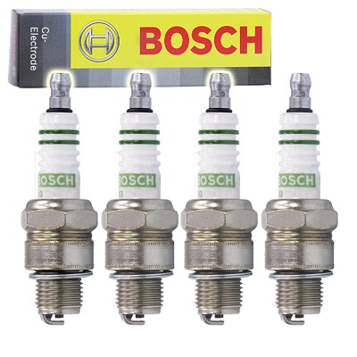 Bosch 4x Zündkerze WR 8 AC [Hersteller-Nr. 0242229534] für Seat, VW von Bosch