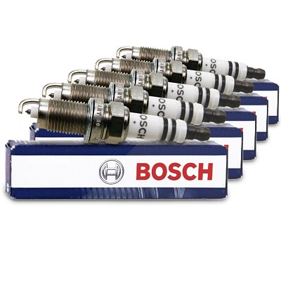 Bosch 5x Zündkerze FR7HPP33+ [Hersteller-Nr. 0242236566] für Seat, VW von Bosch